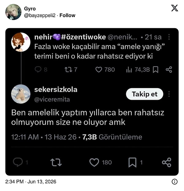 İşin kaynağından yanıt geldi.