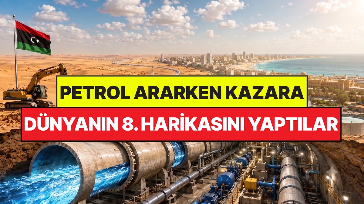Dünyanın 8. Harikasını İnşa Ettiler: Yerin Altından 4 Bin Kilometrelik Yapay Nehir Geçiyor