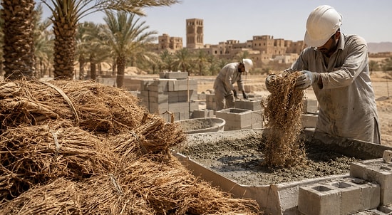 Future of Construction: Date Palm Fiber Strengthens Concrete for Safer Buildings