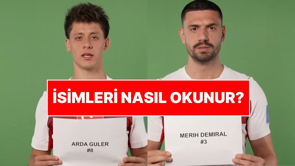 Milli Takım Oyuncularının İsimlerinin Nasıl Telaffuz Edileceğini Kendilerinden Dinleyin