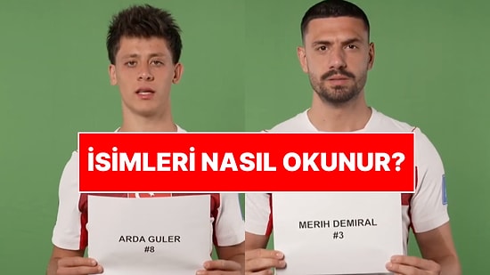 Milli Takım Oyuncularının İsimlerinin Nasıl Telaffuz Edileceğini Kendilerinden Dinleyin