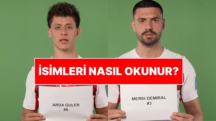 Milli Takım Oyuncularının İsimlerinin Nasıl Telaffuz Edileceğini Kendilerinden Dinleyin