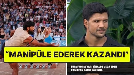 Survivor Ramazan'dan Yarı Finalde Kendisini Eleyen Nagihan'a Sert Sözler