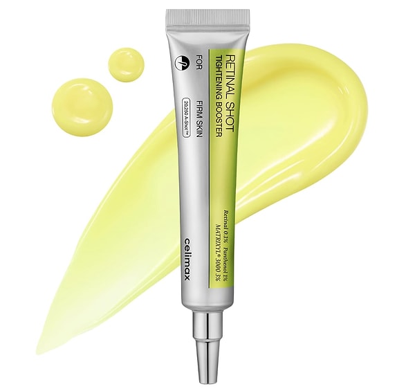 Gelişmiş cilt bakım teknolojisiyle gözenekleri sıkılaştırmayı hedefleyen Celimax Retinal Shot booster krem!