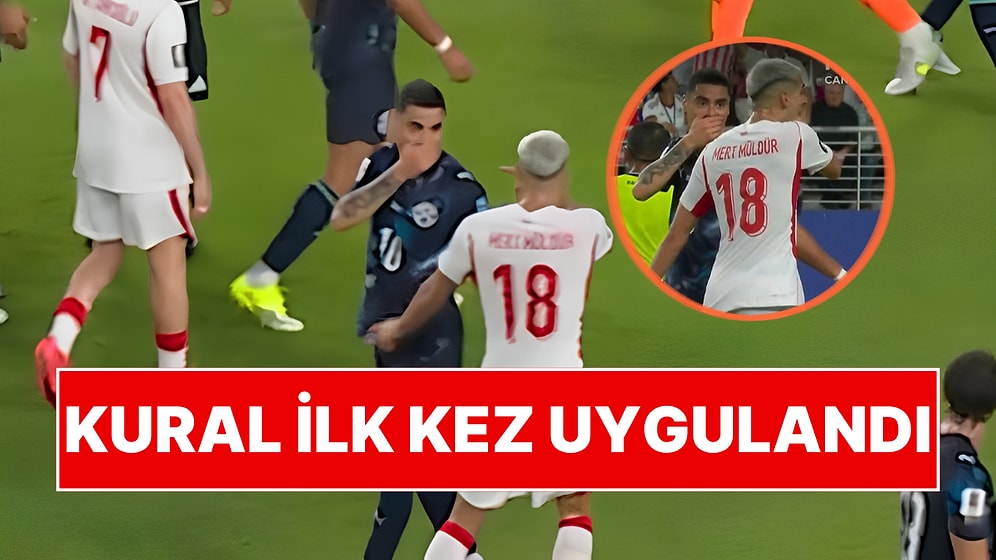 Türkiye-Paraguay Maçında Yeni Kural Uygulandı: Ağzını Kapatarak Konuşan Almiron Kırmızı Kart Gördü