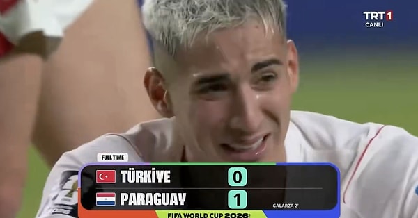 Maçın bitiş düdüğüyle gözyaşına boğuldular.