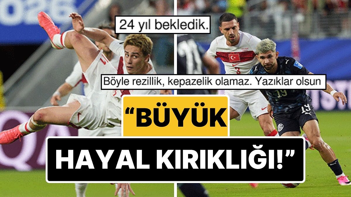 Türkiye Dünya Kupası'na Veda Etti: Yorumculardan Tepkiler Peş Peşe Geldi