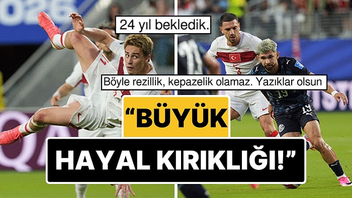 Türkiye Dünya Kupası'na Veda Etti: Yorumculardan Tepkiler Peş Peşe Geldi