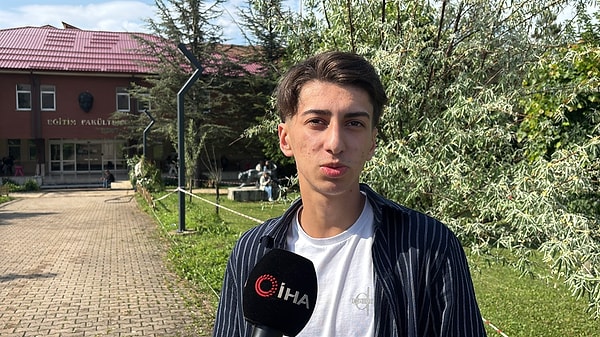 YKS'ye giren öğrenciden A Milli Takım'a sitem.
