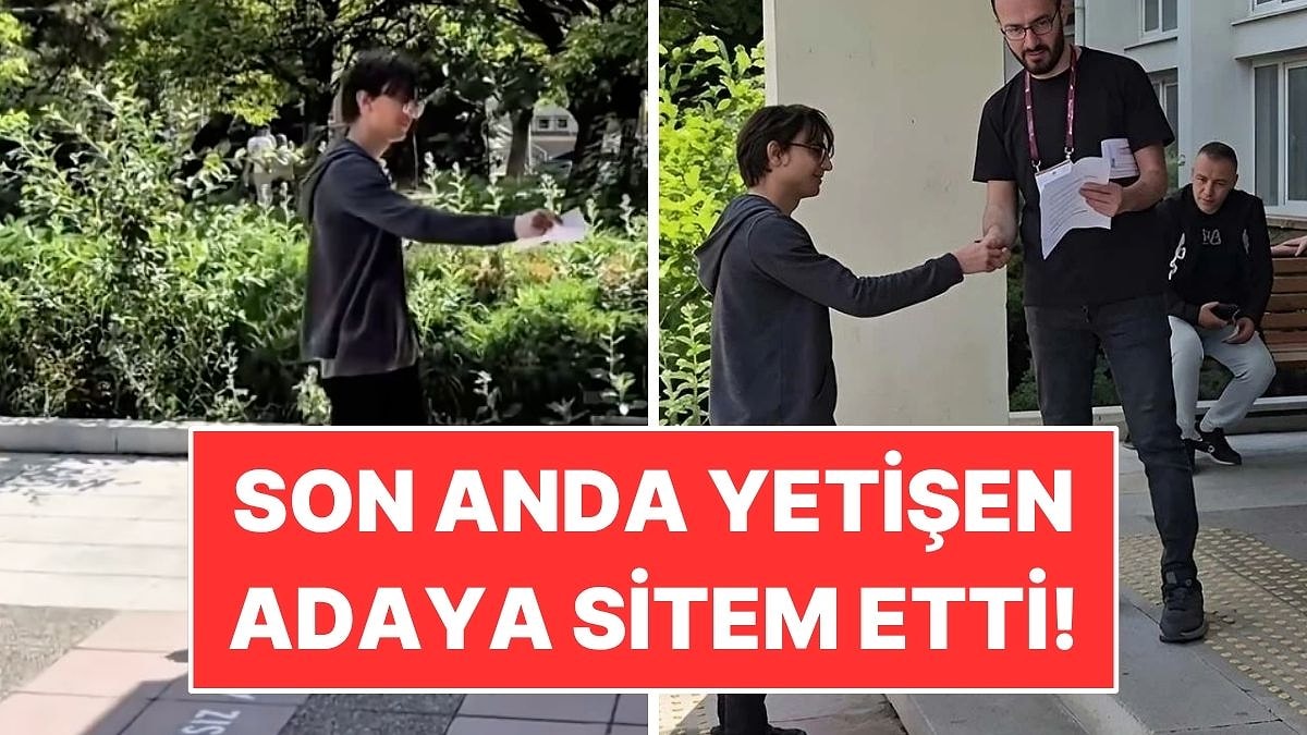 YKS’ye Son Anda Yetiştirdiği Adaya Sitem Etti: "Koş Lan, Ben mi Koşacağım Peşinden?"