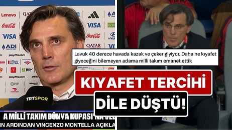 Herkes Tişört Giyerken Kazakla Maçı Yöneten Montella'ya Tepkiler Dinmiyor