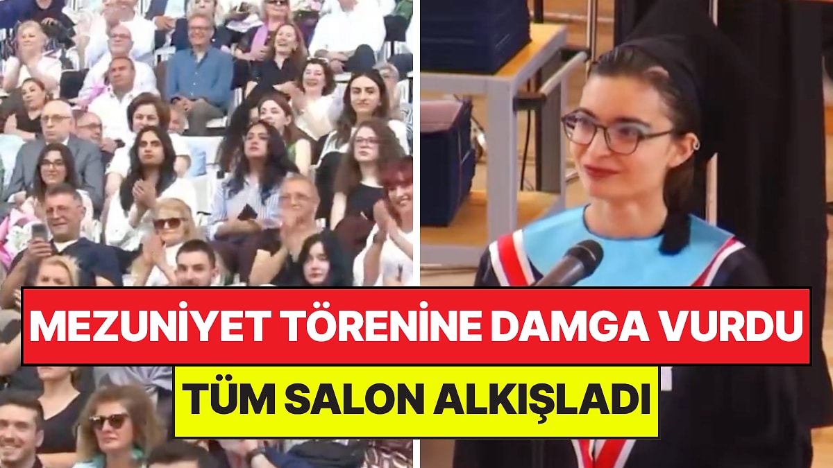 Bölüm Birincisi Öğrencinin Mezuniyet Töreni Konuşması Viral Oldu: Salon Ayakta Alkışladı!