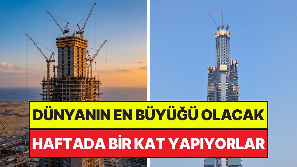 Burj Khalifa'nın Pabucunu Dama Attı: Dünyanın En Yüksek Gökdeleni Hızla Yükseliyor