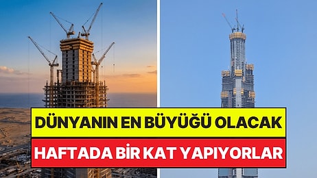Burj Khalifa'nın Pabucunu Dama Attı: Dünyanın En Yüksek Gökdeleni Hızla Yükseliyor