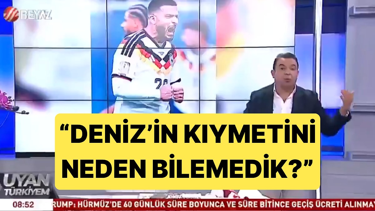 Beyaz TV'de Sunucu Tahir Sarıkaya'dan Golleriyle Almanya'yı Taşıyan Deniz Undav'la İlgili Tepki Geldi