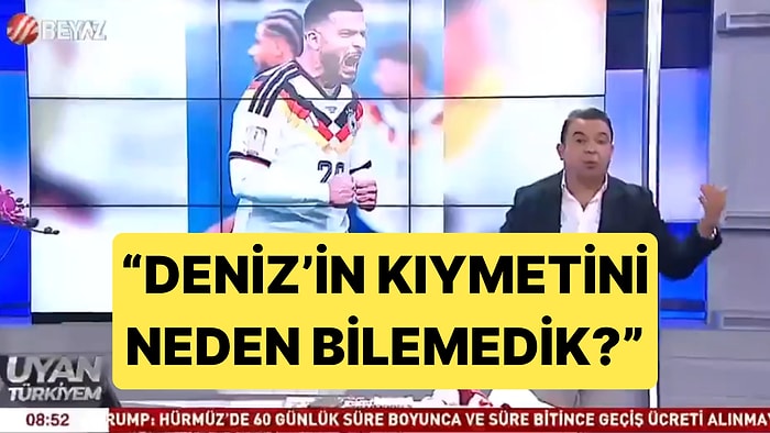 Beyaz TV'de Sunucu Tahir Sarıkaya'dan Golleriyle Almanya'yı Taşıyan Deniz Undav'la İlgili Tepki Geldi