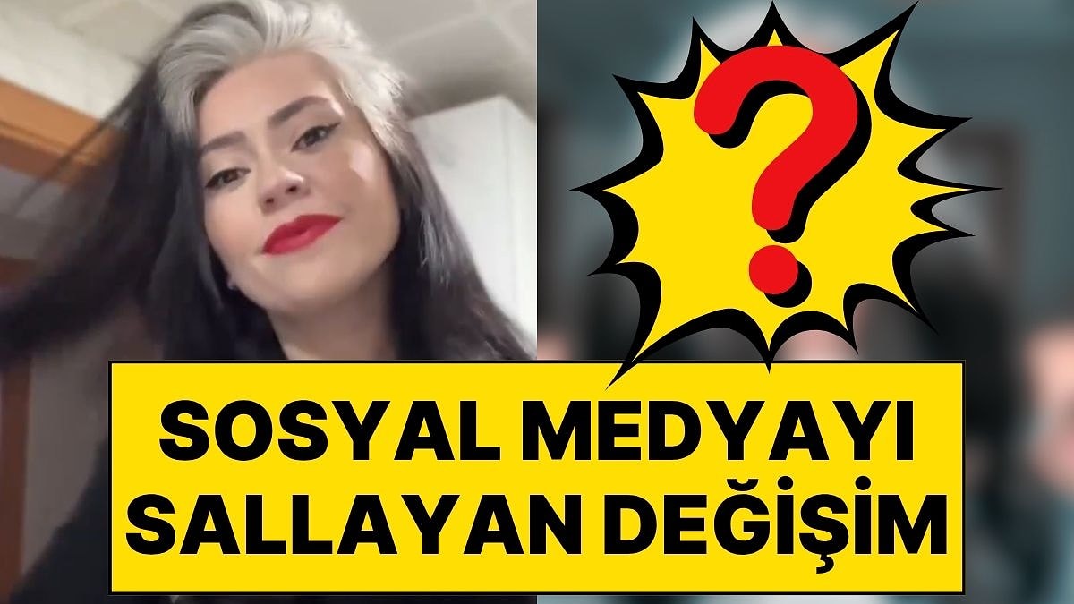 1 Yıl Boyunca Saçını Boyatmayan İçerik Üreticisinin Değişimi Sosyal Medyada Gündem Oldu