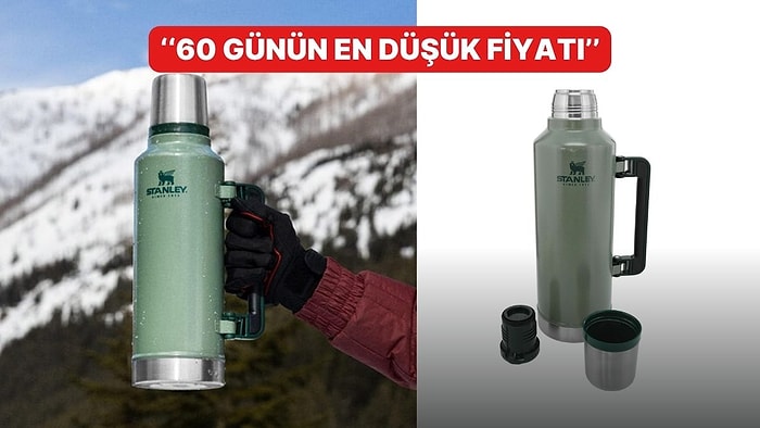 Çok Satan Listesinin Yıldızı Stanley Klasik Vakumlu Çelik Termos İndirimde!