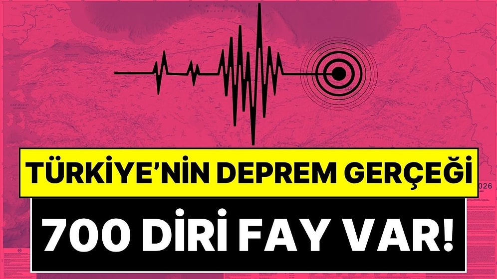 Harita 13 Yıl Sonra Güncellendi: Türkiye'deki Diri Fay Sayısı 485'ten 700'e Yükseldi