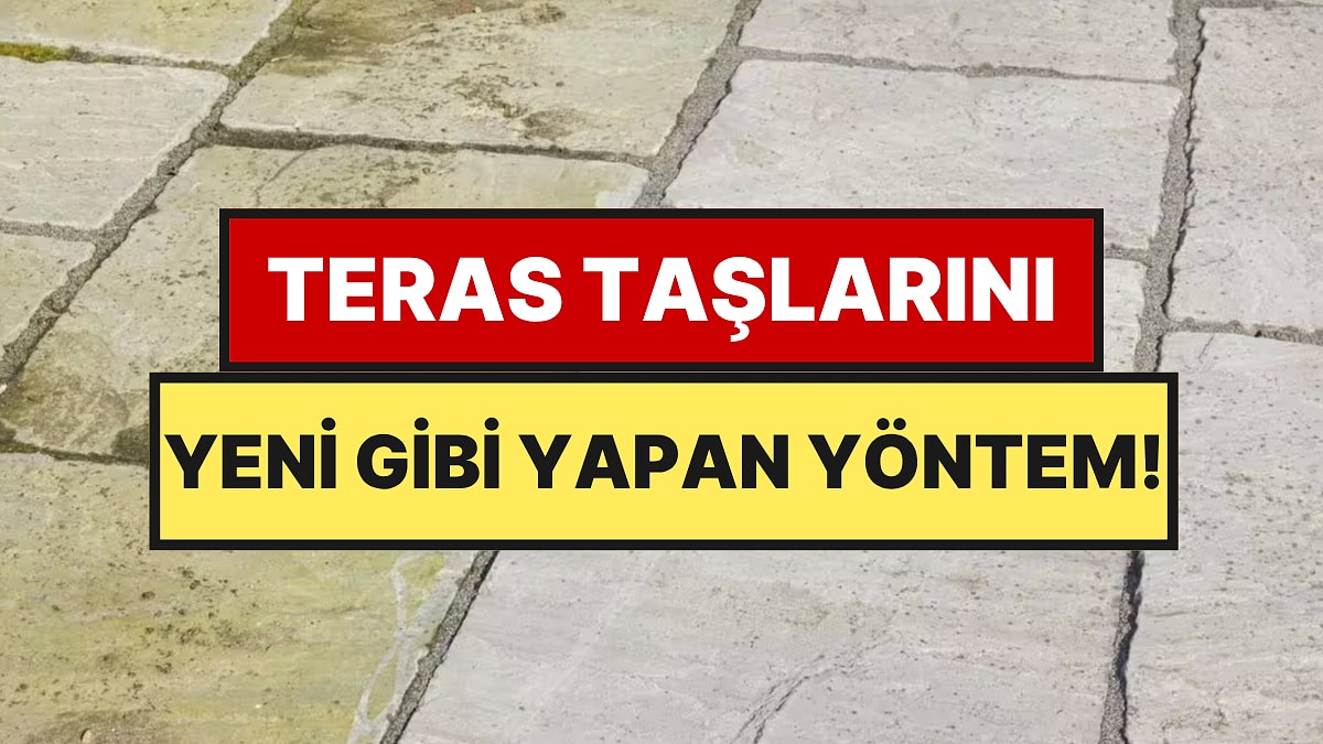 Bahçe Uzmanları Açıkladı: Yosunlu Taşları, Siyah Lekeleri 5 Saatte Temizleyen Yöntem