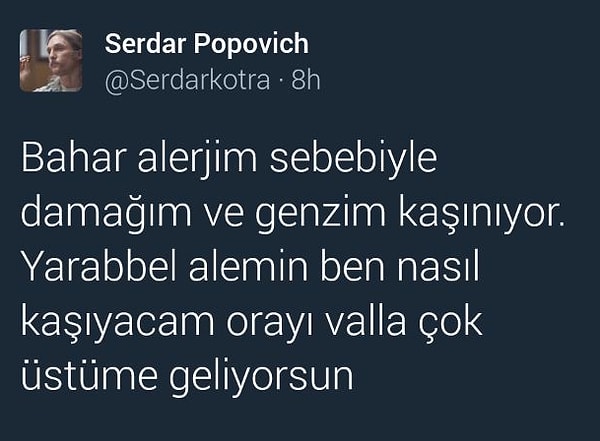 Bir sitem...