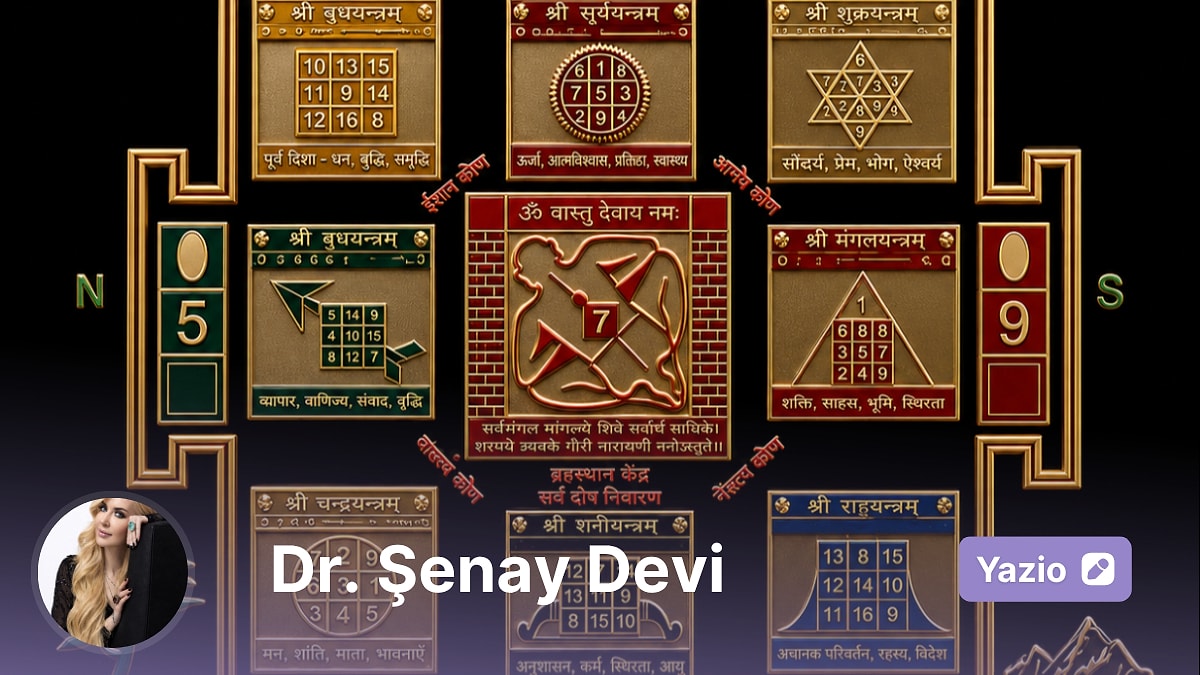 22 - 28 Haziran 2026 Haftanın Yantrası: VASTU YANTRA