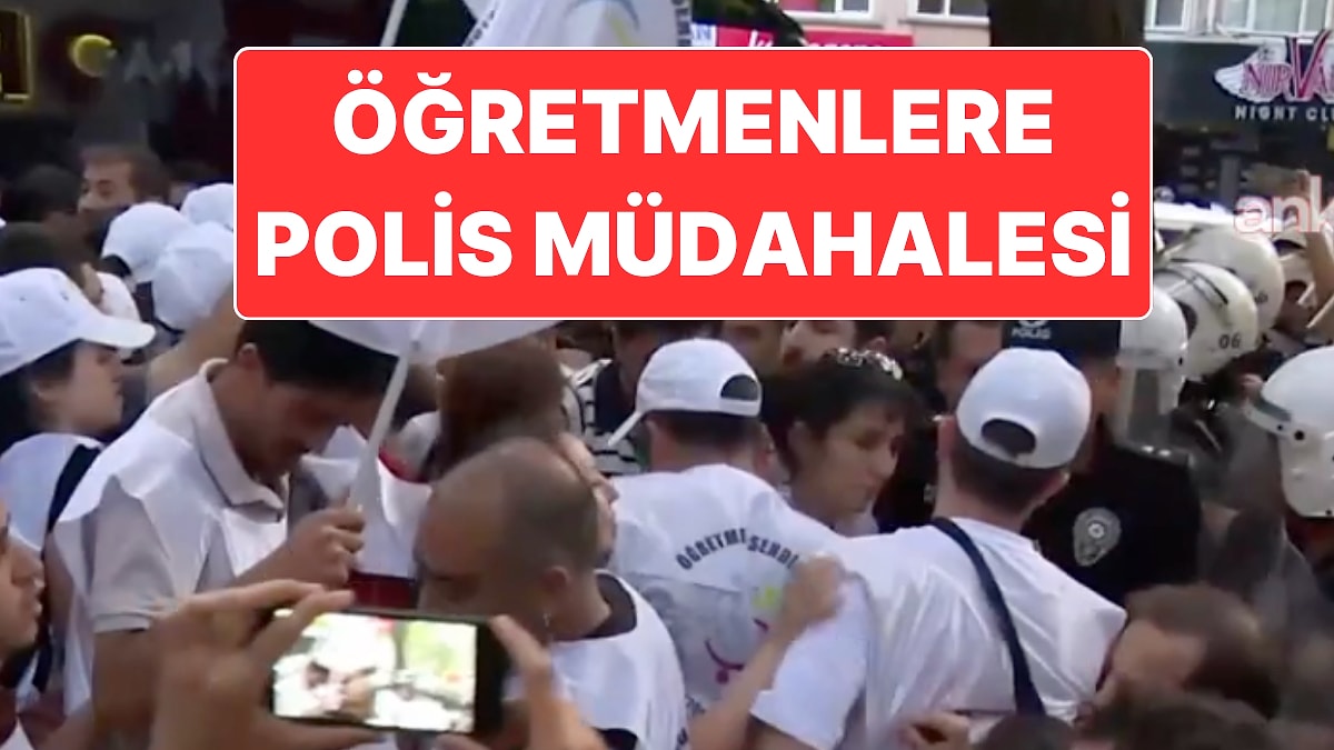 Ankara’da Açlık Grevi Yapan Öğretmenlere Polis Müdahalesi