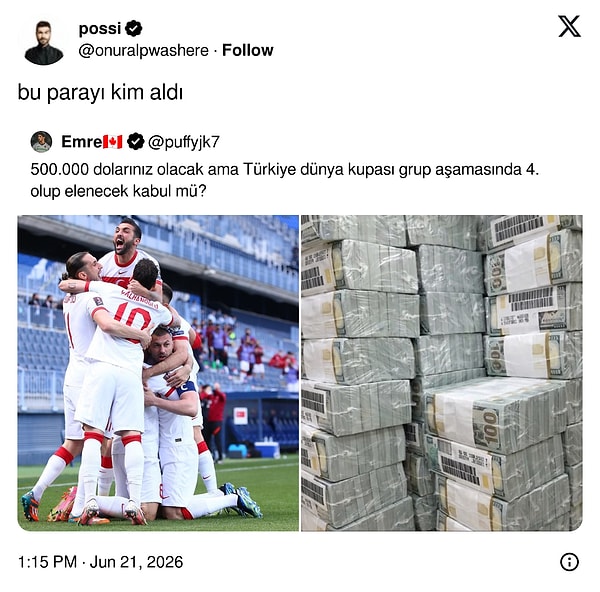 Paradan da olduk.