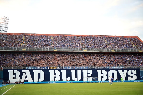 Dinamo Zagreb'in taraftarları Mamic'in en büyük düşmanıydı.
