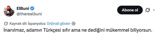 Paylaşım o kadar tuttu ki yabancılar bile tek kelime Türkçe bilmemelerine rağmen olayı anladı.