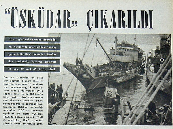 Kaptan köşkü kopunca vapur kontrolden çıktı