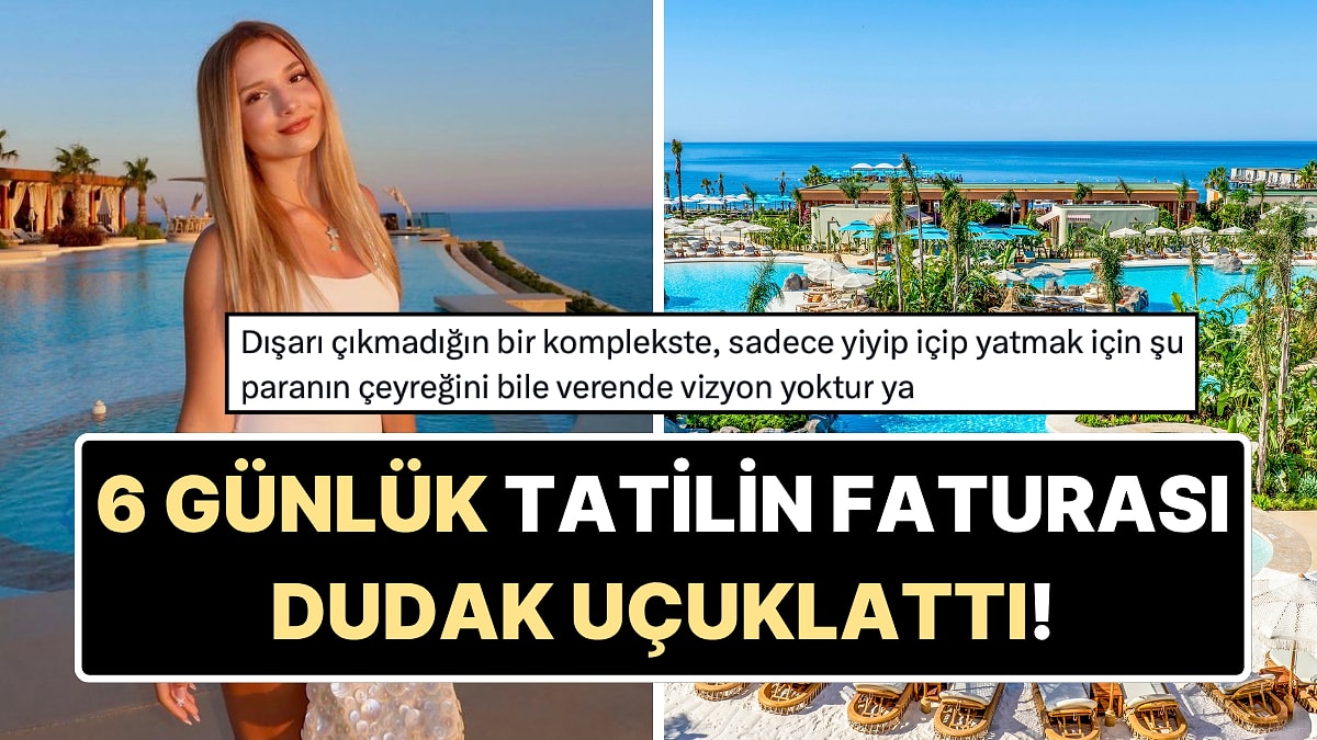 19 Yaşındaki Influencer Ecrin Su Çoban'ın Tatil Faturası Dudak Uçuklattı!