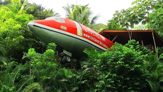 They Moved a Giant Plane Piece by Piece Into the Forest and Turned It Into a Luxury Hotel