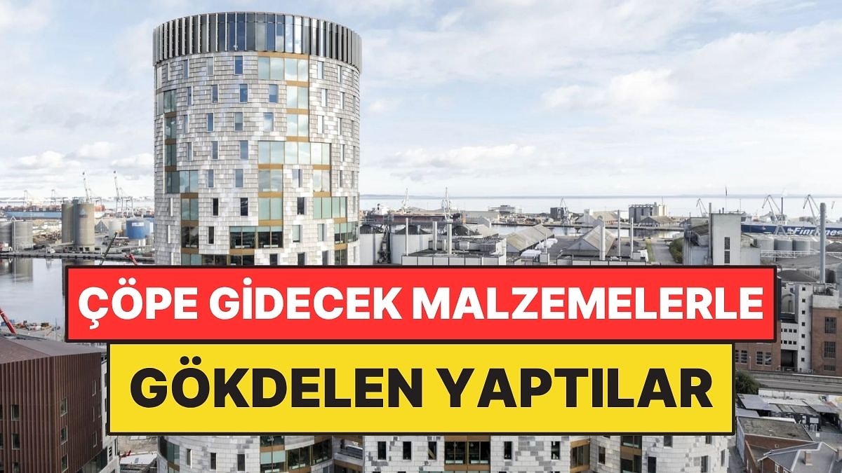 Çöpe Gidecek Malzemelerle 20 Katlı Ahşap Gökdelen İnşa Ettiler