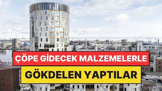Çöpe Gidecek Malzemelerle 20 Katlı Ahşap Gökdelen İnşa Ettiler