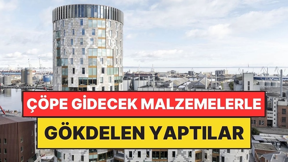 Çöpe Gidecek Malzemelerle 20 Katlı Ahşap Gökdelen İnşa Ettiler