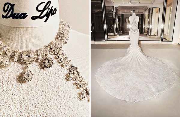 Undoubtedly, the highlight of the wedding that had everyone buzzing was the bride's dress, a stunning creation by Chanel Haute Couture.
