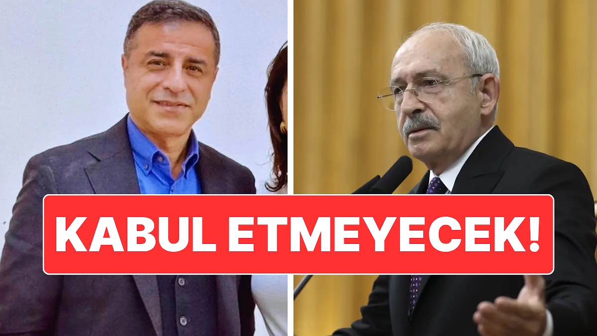 Selahattin Demirtaş’ın Kemal Kılıçdaroğlu’nun Ziyaretini Kabul Etmeyeceği İddia Edildi