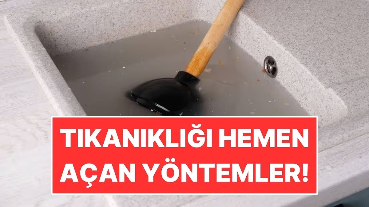 Tıkalı Lavaboyu Saniyesinde Açacak Yöntemler Belli Oldu!