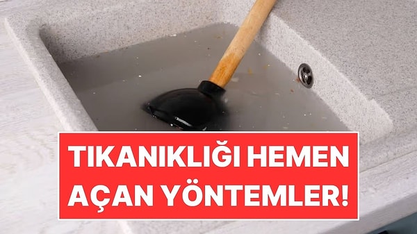 Lavabo Tıkanıklığında İlk Denenmesi Gereken Yöntemler