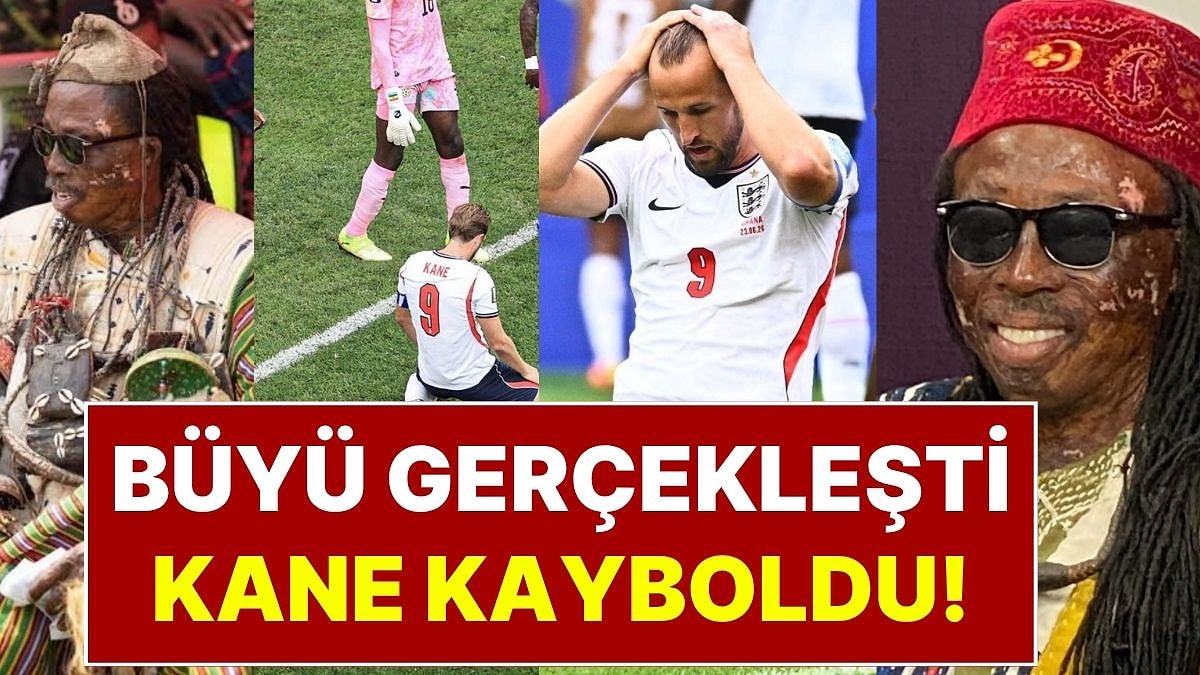 Ganalı Büyücünün Kehaneti Gerçek Oldu: Harry Kane Dünya Kupası'nda Sahada Kayboldu!