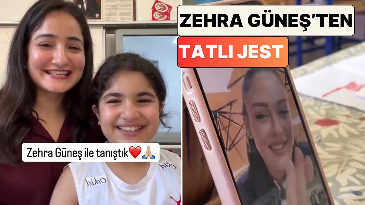 Soğan Torbasından Voleybol Filesi Yapmışlardı: Zehra Güneş ile Tanışmak İsteyen Öğrencinin Hayali Gerçek Oldu