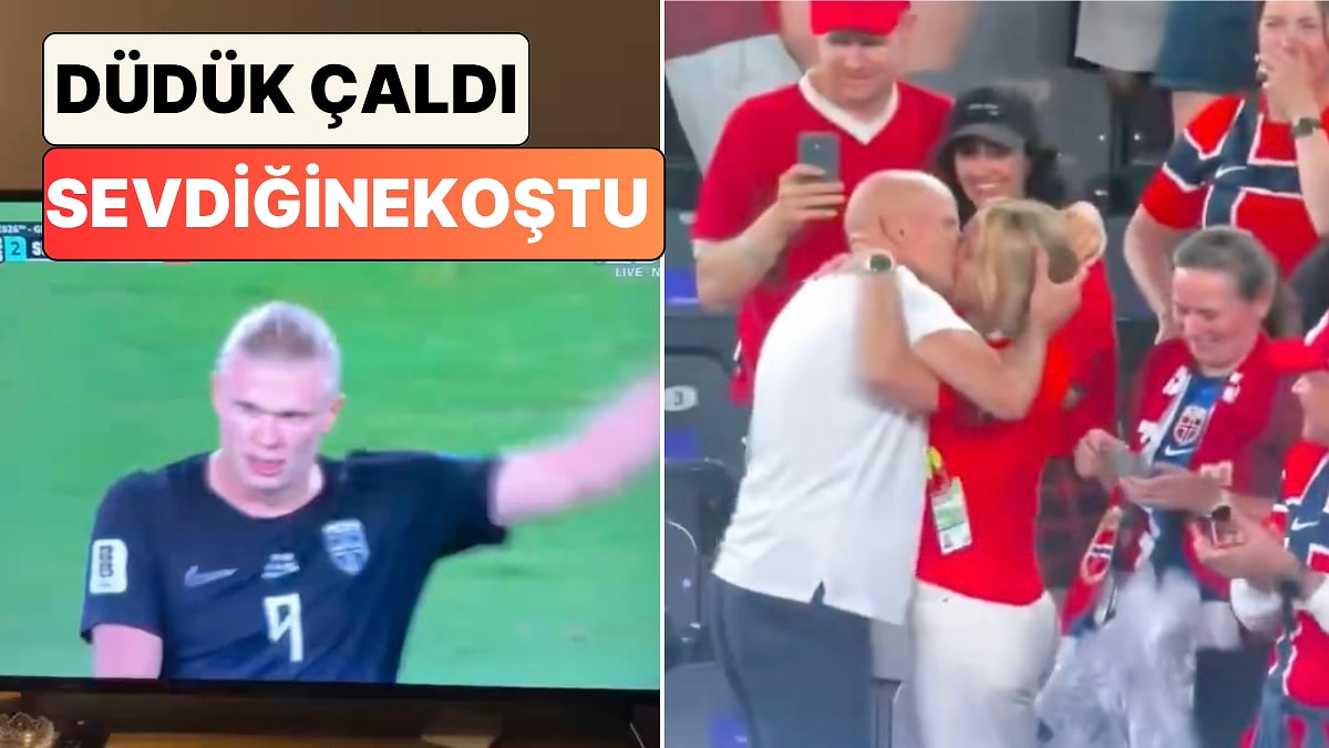 Maç Bitti, Sevdiğine Koştu: Norveç Teknik Direktörünün Galibiyetin Ardından Gelen Romantik Kutlaması