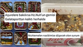 Özenli Süslemesiyle Resmen Sınıf Atlayan Aşure Sosyal Medyada Viral Oldu