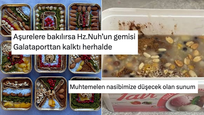 Özenli Süslemesiyle Resmen Sınıf Atlayan Aşure Sosyal Medyada Viral Oldu