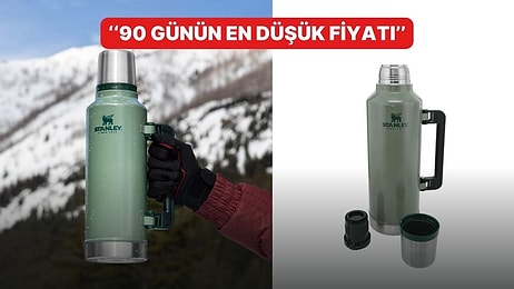 Çok Satan Listesinin Yıldızı Stanley Klasik Vakumlu Çelik Termos İndirimde!