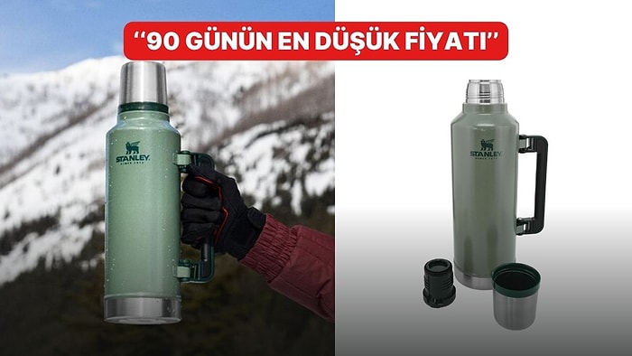 Çok Satan Listesinin Yıldızı Stanley Klasik Vakumlu Çelik Termos İndirimde!
