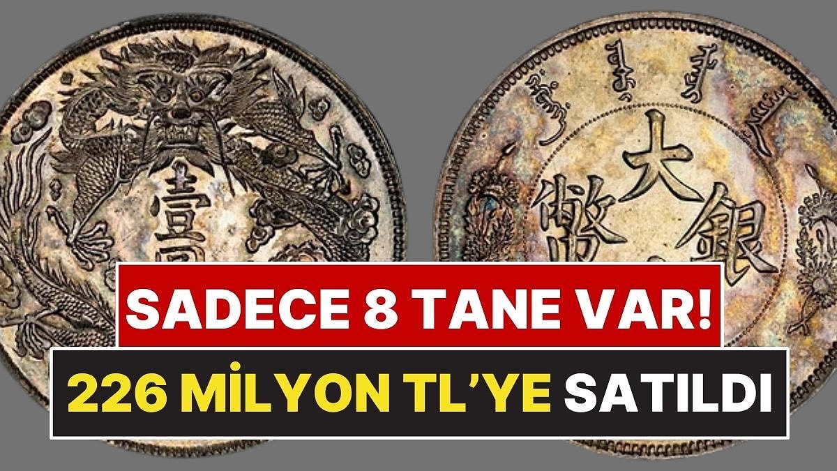 Dünyada Yalnızca 8 Örneği Bulunan Sikke 226 Milyon TL’ye Satıldı!