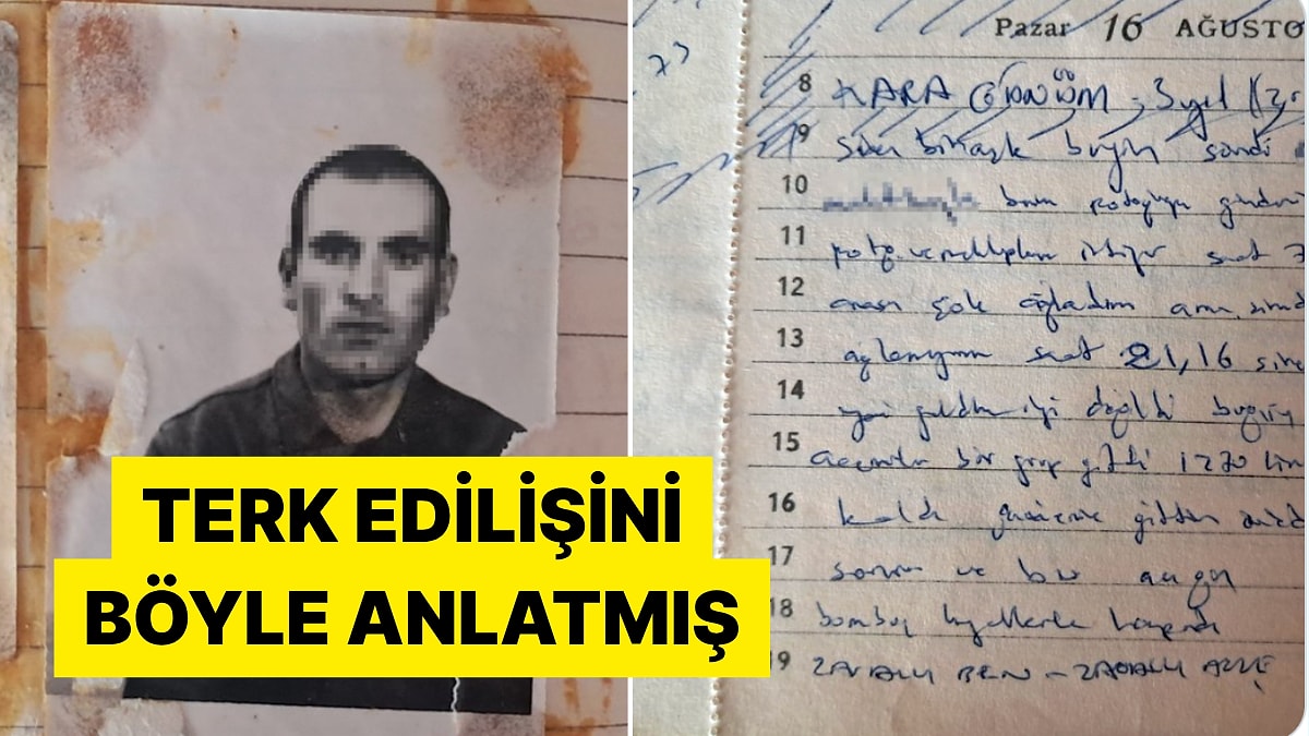 Erzurum'da Bir Sahafta Bulunan 55 Yıllık Günlükteki Not Sosyal Medyada Viral Oldu
