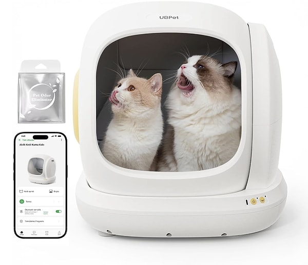 UBPET C20 Akıllı Kedi Tuvaleti, 19.999,00 TL'den %10 indirimle sepet aşamasında 17.999,00 TL'ye geriledi.